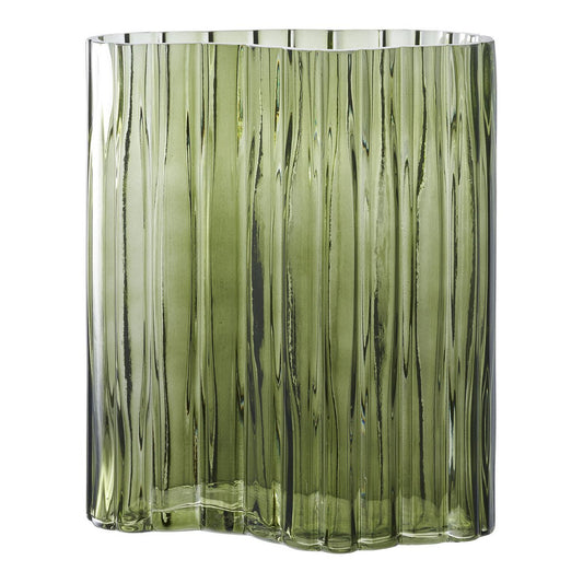 VASE GREEN WAVE