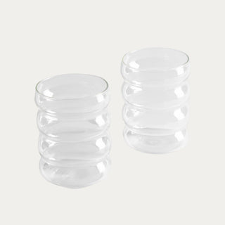 Gläser-Set | BUBBLY | transparent, 2 Stück | 0,36 l