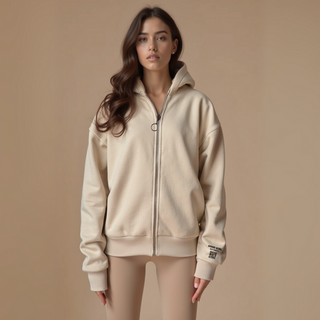 Oversized Boxy Fit Hoodie mit Rückprint – Statement Sweatshirt aus Bio-Baumwolle | GOOD GIRL BAD HABITS