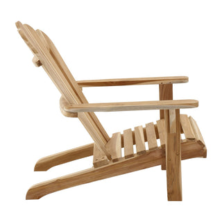 Gartensessel aus Teakholz – Outdoor Armlehnstuhl für Terrasse, Balkon & Garten
