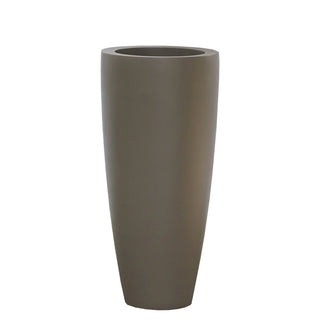 Kentucky Pflanzentopf Taupe 80 cm – große moderne Vase für Pflanzen & stilvolle Wohnaccessoires
