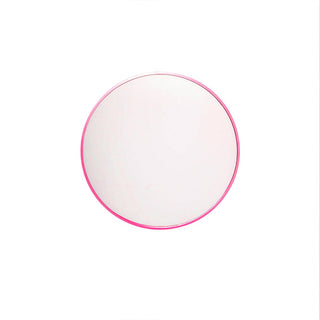 Spiegel - Wandspiegel rund - Metall - Pink - Ø60 cm