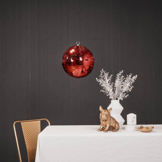 Christmas Decoration - Christmas Hanger - Discoball - Foam - Red - 20x20x20cm