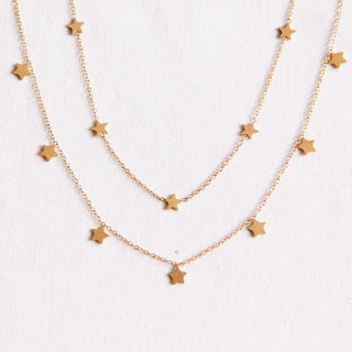 Doppelte minimalistische Sternkette