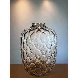 Wabenvase durchsichtig