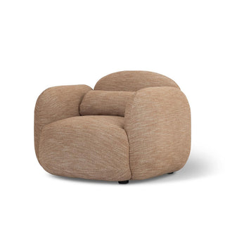Jesper Home XXL Loungesessel – moderner Design Sessel in Anthrazit, Braun & Purple