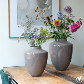 Keramikvase „Tugela“ Erde – Vase The World – Moderne Bodenvase in 2 Größen