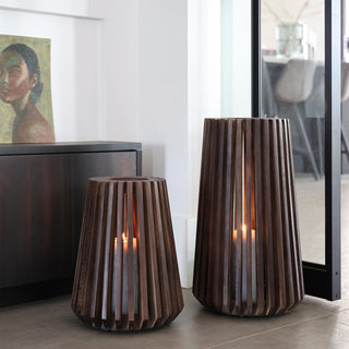 Holz Dekoobjekt Lander Walnuss – Design-Accessoire aus Holz von Vase The World