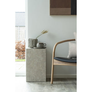 Blumentopf aus Keramik & Beton – Grau Ø14,5 cm – Skandinavisches Design von House Nordic