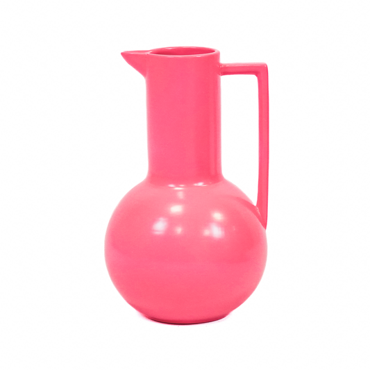 Vase - Krug - Keramik - Neonrosa