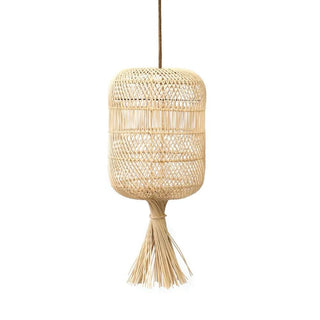 Stehlampe Boho Wiener Geflecht Natur - S