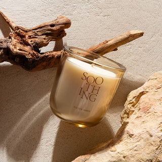 ZEN RITUAL Duftkerze im Glas – warme Holznoten · 240 g