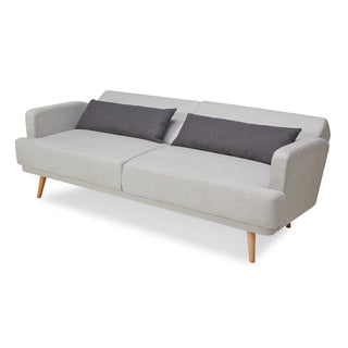 3-Sitzer Sofa Webstoff Grau