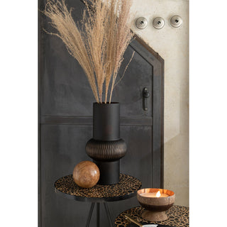 Hohe Glasvase Braun 41 cm – Elegante Blumenvase von J-Line