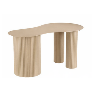 Mica Decorations Lux Beistelltisch Set Braun – 3er Set Organische Couchtische aus Eisen – Moderne Design Satztische