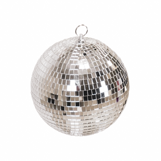 Weihnachtsdekoration – Weihnachtshänger – Discokugel – Schaumstoff – Silber – 30 x 30 x 30 cm