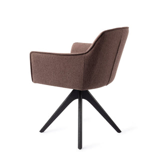 Jesper Home Hofu Esszimmerstuhl mit Eichenholzgestell – moderner Polsterstuhl Grau & Beige