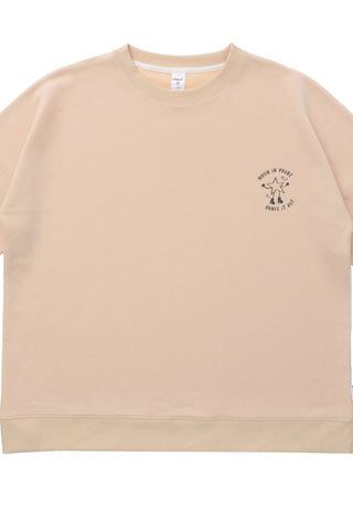 Erwachsenen Sweatshirt No Sleep Club beige