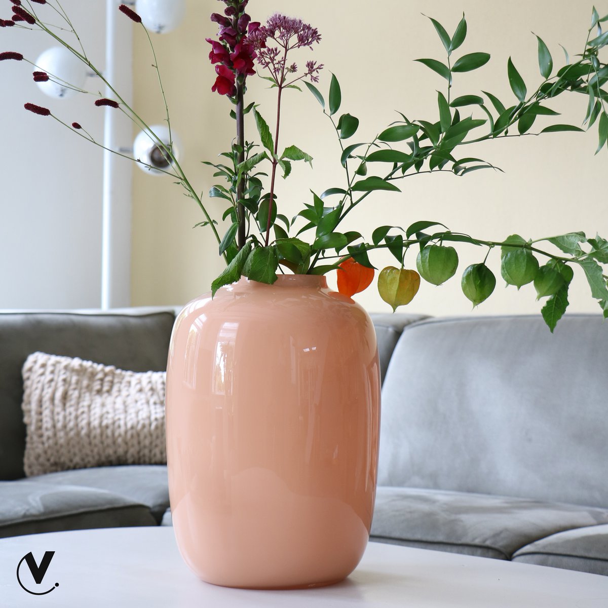 Vase Artic Pastellpfirsich