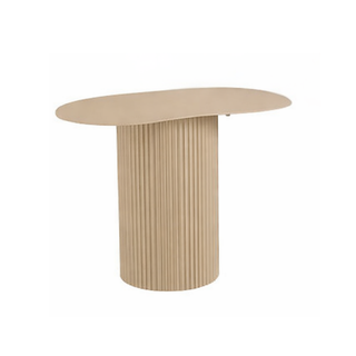 Mica Decorations Lux Beistelltisch Set Braun – 3er Set Organische Couchtische aus Eisen – Moderne Design Satztische
