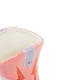 Stiefelvase – Housevitamin- Pink/ Lilac-16,5x10,5x26,5 cm