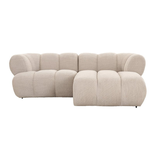 Sofa New York 2,5-Sitzer (rechte Lounge) Beige