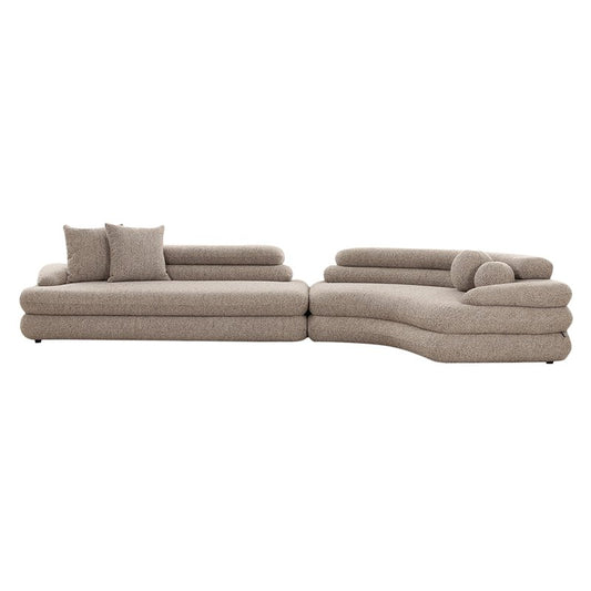 Sofa Cairo 6-Sitzer Sand Boucle