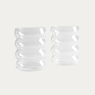 Gläser-Set | BUBBLY | transparent, 2 Stück | 0,36 l