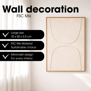 Wanddekoration Beige
