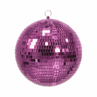 Weihnachtsdekoration – Weihnachtshänger – Discokugel – Schaumstoff – Rosa – 25 x 25 x 25 cm