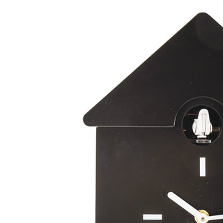 Housevitamin Wanduhr Kuckucks-Design – Weiß, 24x27x9 cm