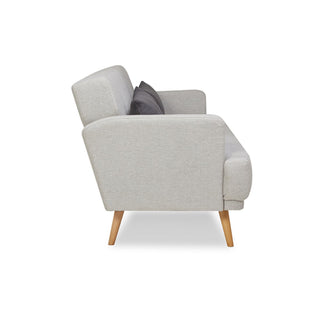 3-Sitzer Sofa Webstoff Grau