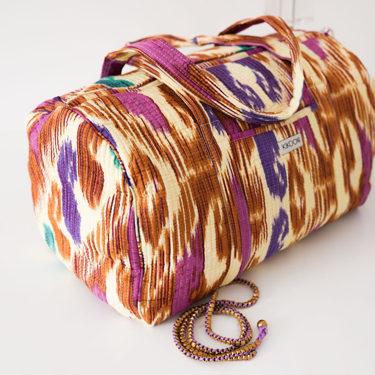 handgemachte Baumwolltasche "HAPPY IKAT"