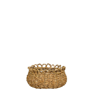 Gourdon Pflanzkorb – 4er-Set – Seegras – Braun