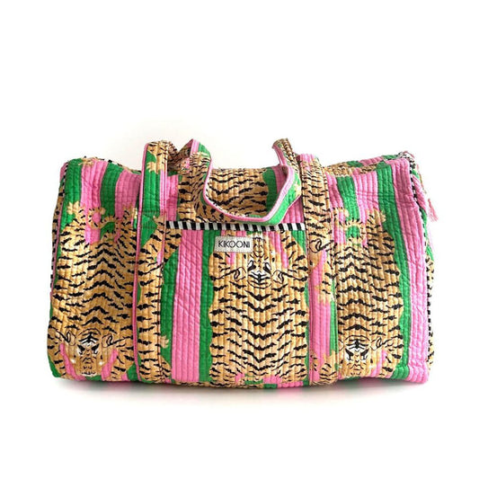 handgemachte Baumwolltasche "POPPY TIGER Candy"