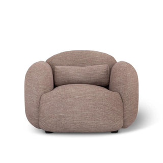Jesper Home XXL Loungesessel – moderner Design Sessel in Anthrazit, Braun & Purple