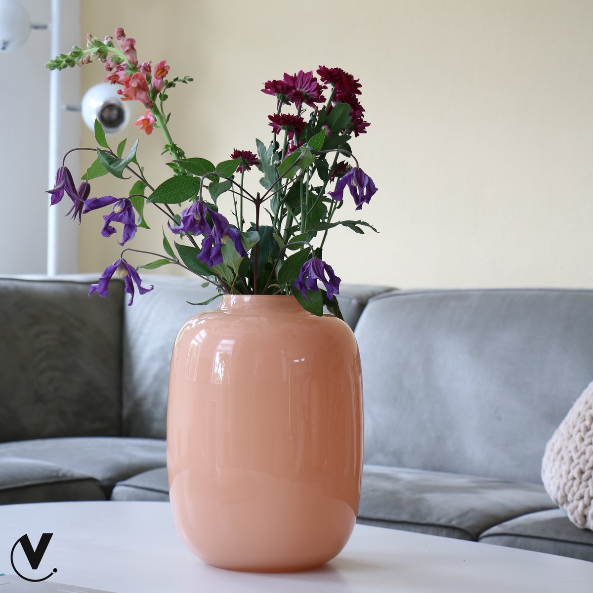 Vase Artic Pastellpfirsich