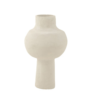 Pflanztopf Weiß aus Papier – Großer Deko-Blumentopf für Pflanzen & Blumen Ø30 cm