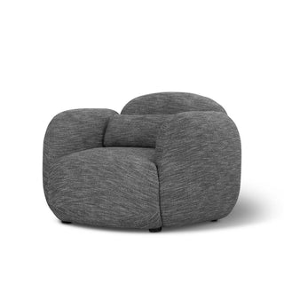 Jesper Home XXL Loungesessel – moderner Design Sessel in Anthrazit, Braun & Purple