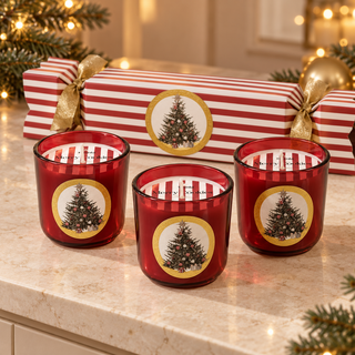 Kerzenset | Süße Weihnachten | Fröhliche Kekse | 3 x 70 g