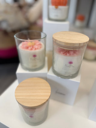 Duftkerze „Pink Poem“ – Sojawachs mit Black-Opium-Duft