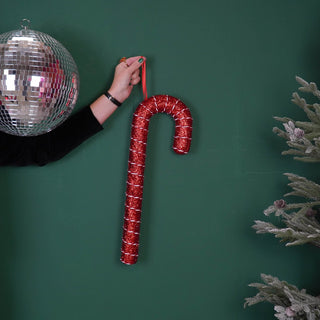 Weihnachtsdekoration – Zuckerstange – Schaumstoff – Rot – 52 cm