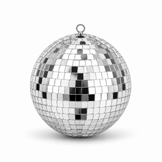 Disco-Kugel Silber – 3, 5, 6, 8, 15 oder 20cm