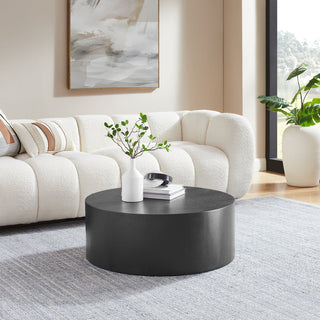 Couchtisch Ø 80 cm Schwarz