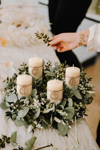 DIY-Set Adventskranz aus Trockenblumen – inkl. Materialien & Anleitung zum Selbermachen