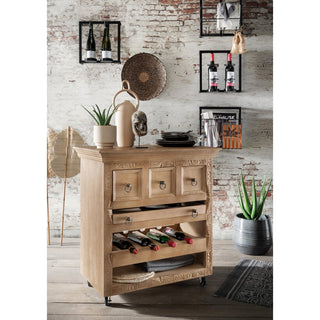Weinregal industrial Style schwarz