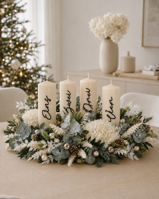 DIY-Set Adventskranz aus Trockenblumen – inkl. Materialien & Anleitung zum Selbermachen