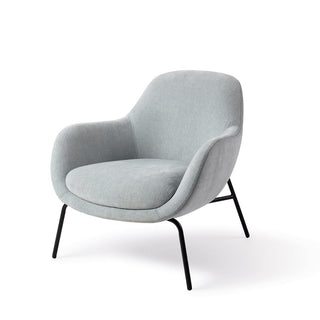 Jesper Home Loungesessel aus Stoff – moderner Design Sessel in Grau, Beige & Flieder