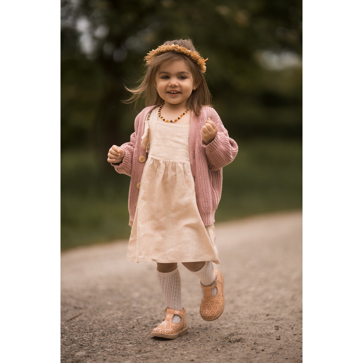 Annie & Charles® dress made of organic cotton with full placket