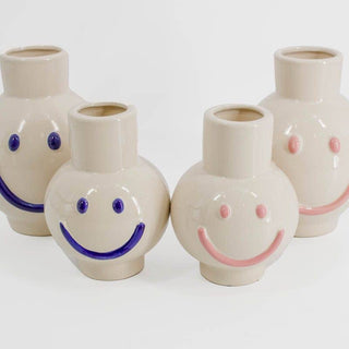 Vase SMILE - rosa 13x12,5x17cm
